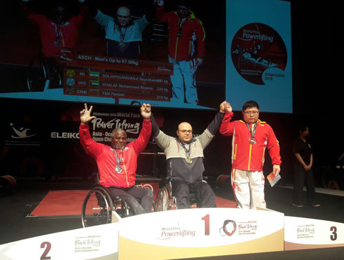 صلحي پور طلايي شد