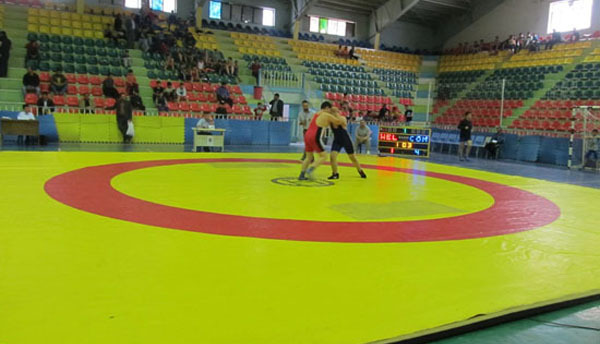 برگزاری مسابقات کشتی جام بسیج در پارس آباد