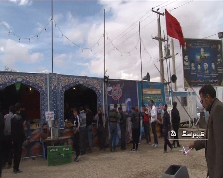 ایستگاه صلواتی امام رضا (ع) میزبان زائران اربعین