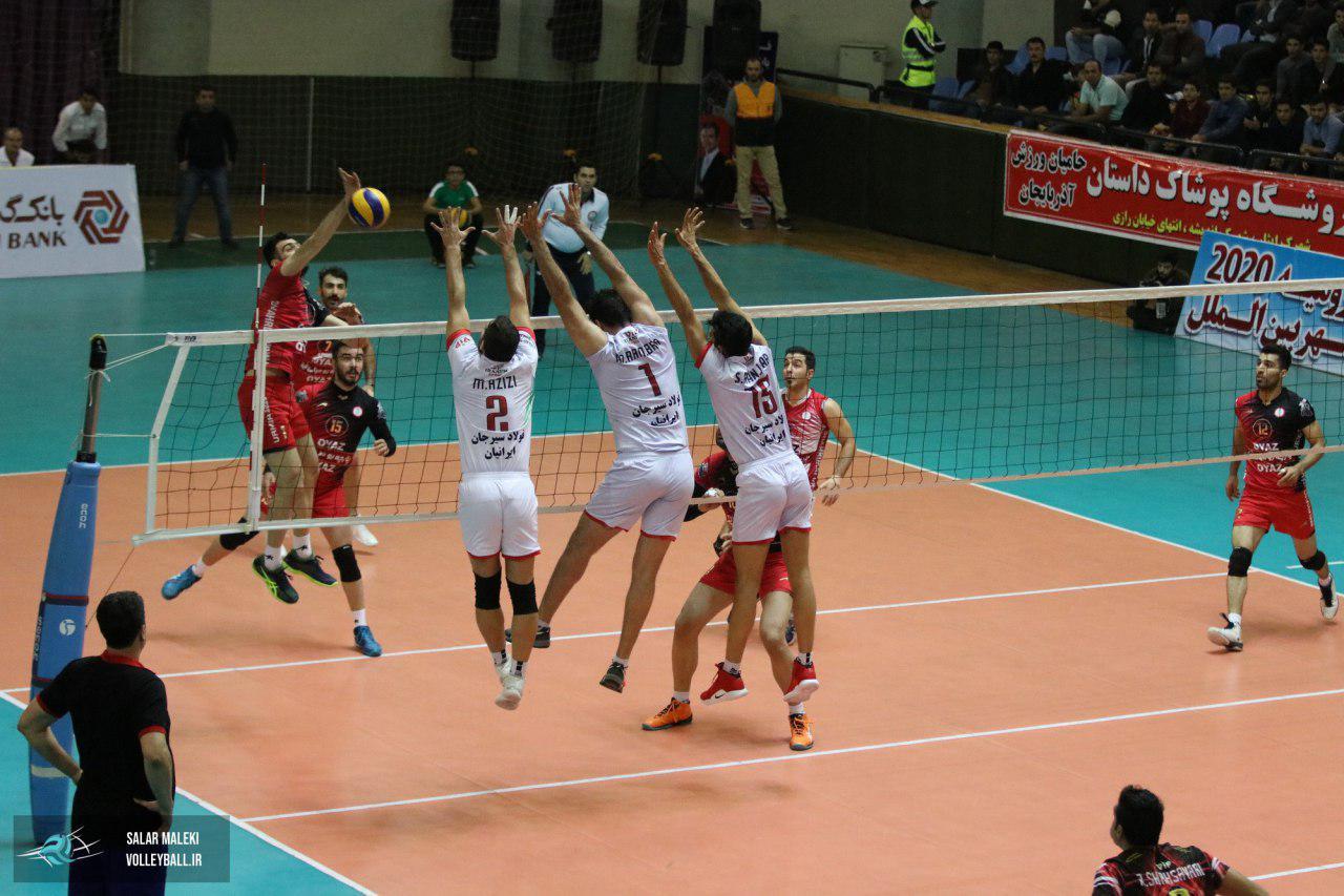 لیگ دسته یک والیبال؛ ادامه رقابت های حساس در لیگ جذاب