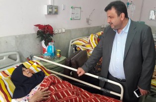 عیادت استاندار مازندران از بیماران