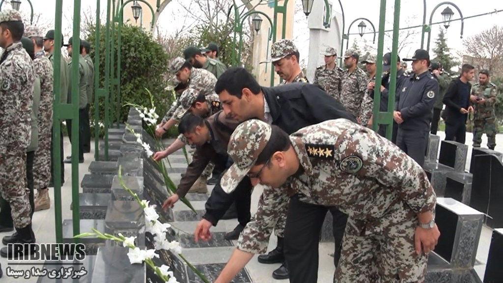 غبار روبی مزار شهدا