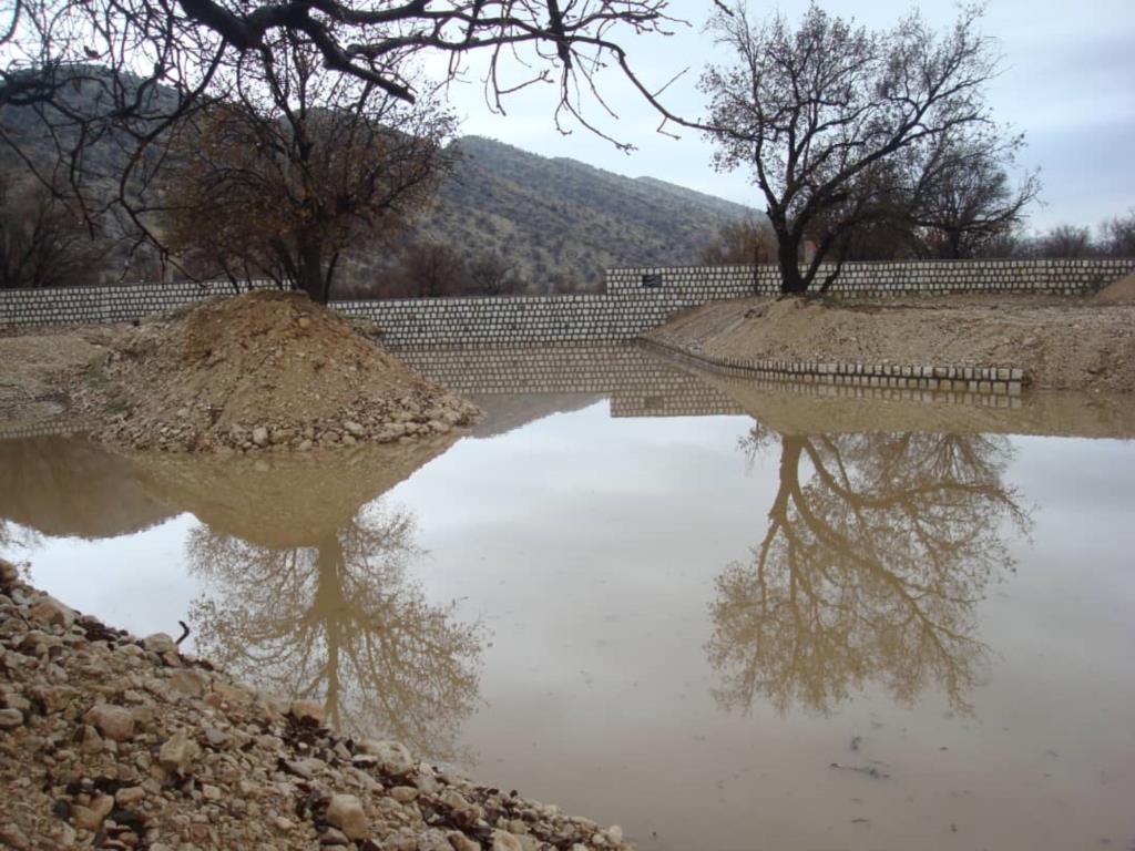 ذخیره بیش از دو میلیون مترمکعب آب در بند‌های آبخیزداری کازرون