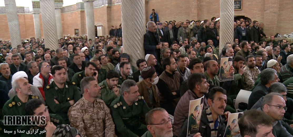 حضور پرشور اقشار مختلف مردم سنندج در مراسم بزرگداشت شهید حاج قاسم سلیمانی