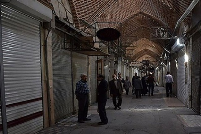 بازار یزد تعطیل شد