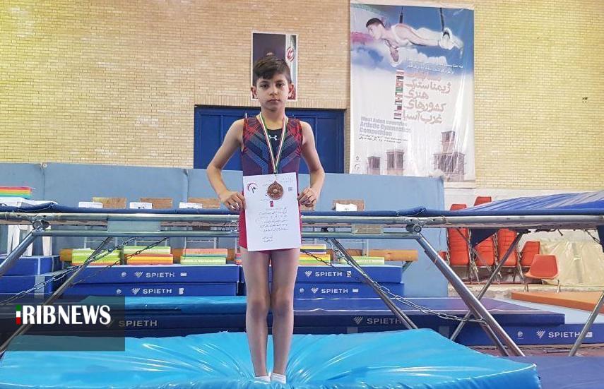 کسب نشان برنز رقابت&zwnj;های ترامپولین قهرمانی کشور