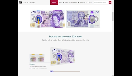 انتشار اسکناسهای ۲۰ پوندی پلاستیکی در انگلیس انتشار اسکناسهای ۲۰ پوندی پلاستیکی در انگلیس