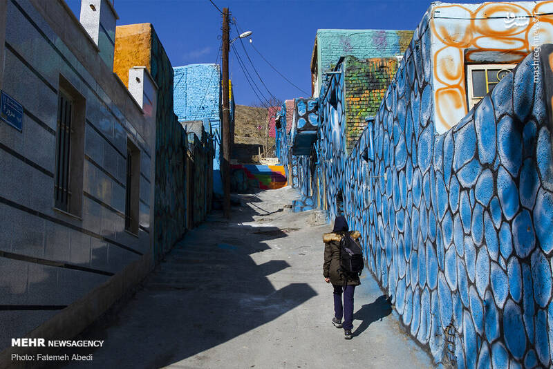 خانه&zwnj;های رنگارنگ در اراک +تصاویر