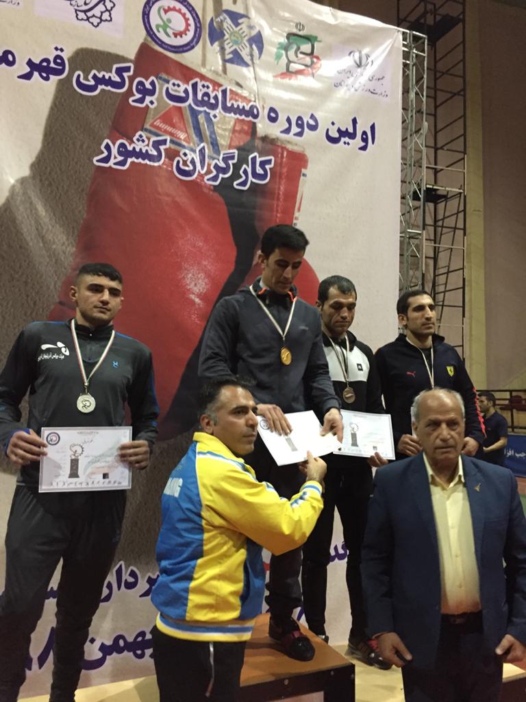بوکس فارس طلایی شد