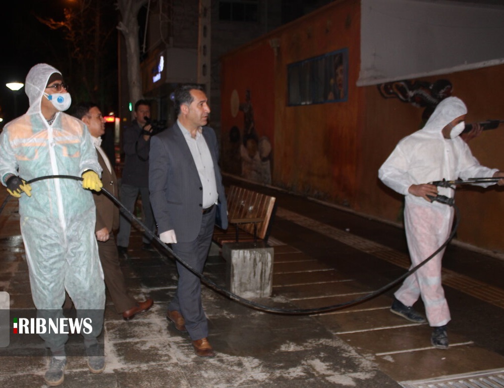 ضدعفونی شدن محیط زندان مهاباد