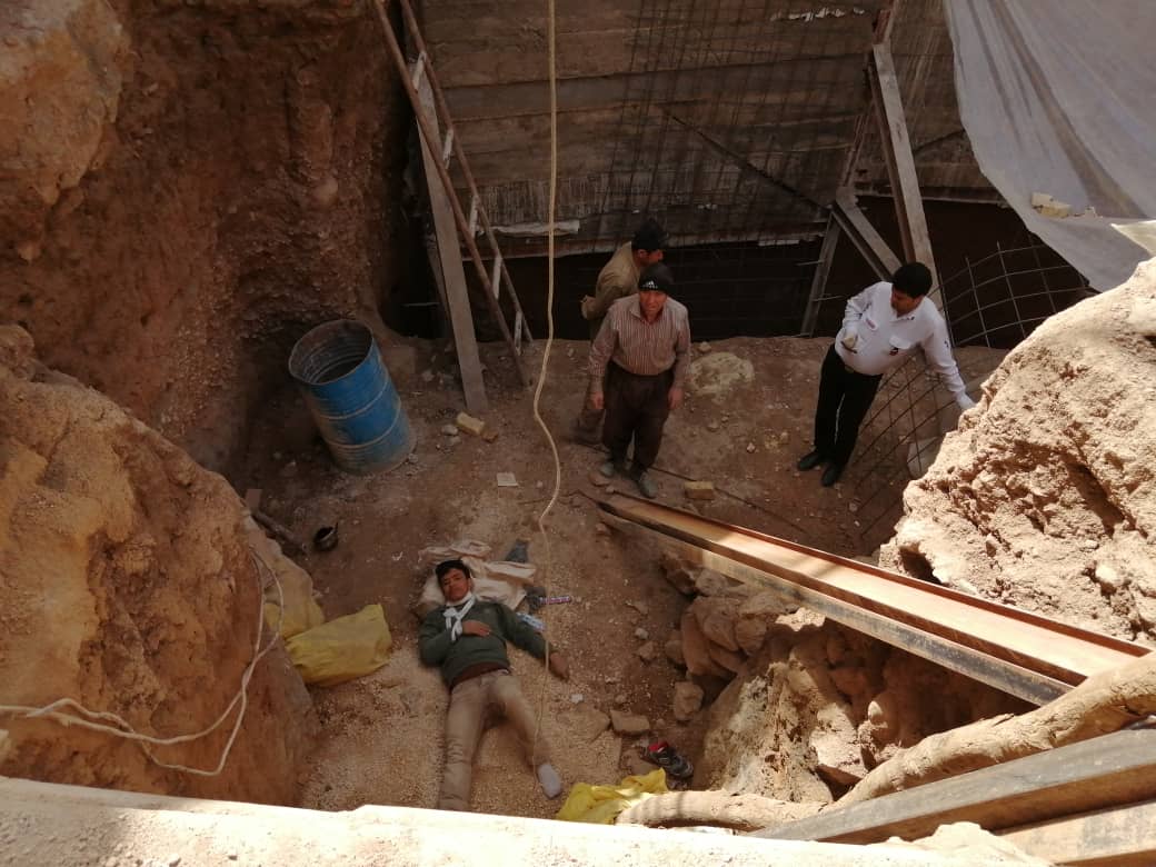 سقوط کارگر جوان از ارتفاع در شیراز