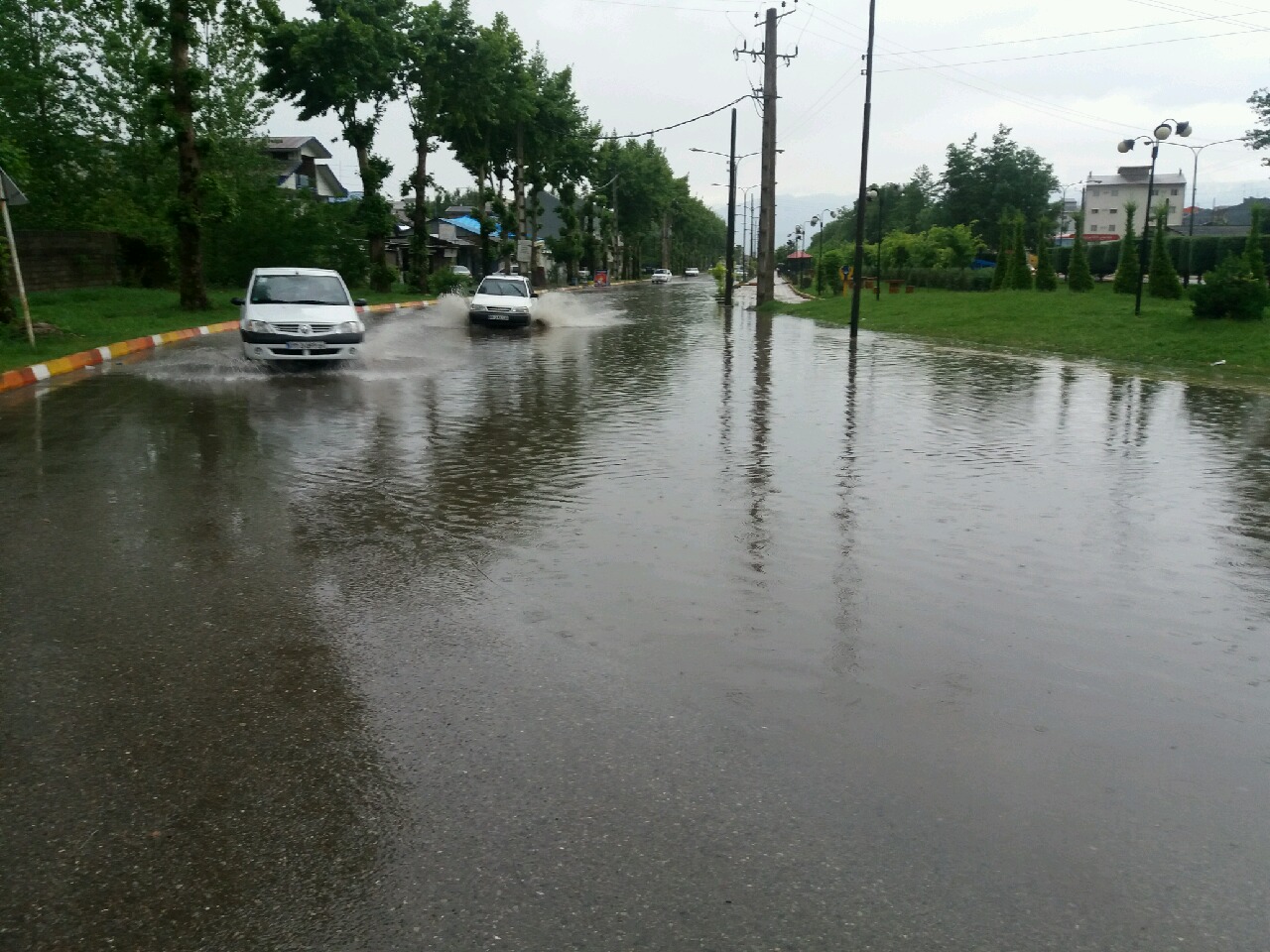 بارش شدید باران