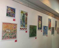 برپایی نمایشگاه نقاشي و خوشنویسی گروهی  کودکان در نیشابور