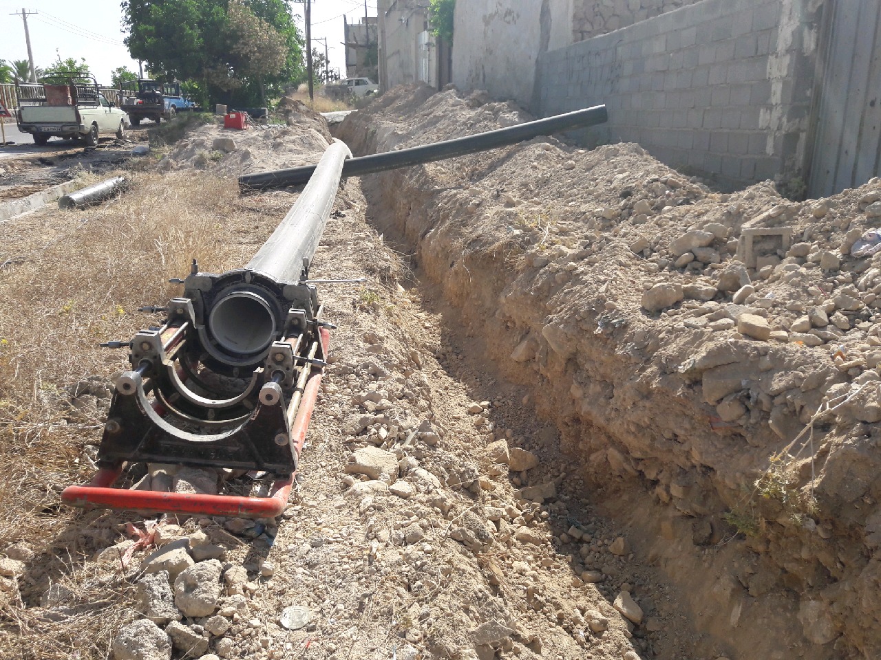 انتقال آب از چاه&zwnj;های جدید جهرم