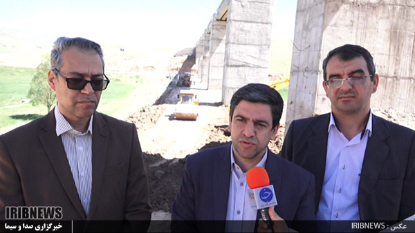 بازدید معاون استاندار اردبیل از پروژه راه آهن