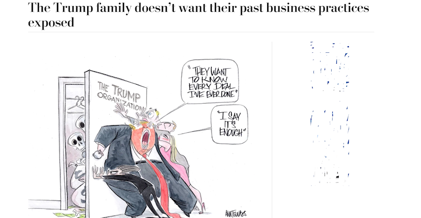خانواده ترامپ نگران فاش شدن سوابق تجاری شان اند