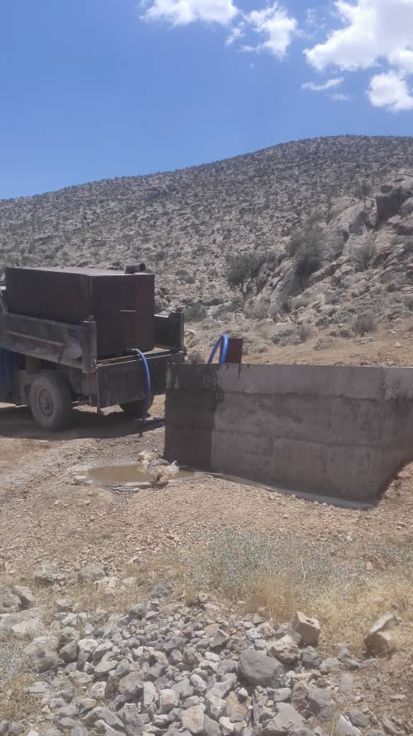 ساخت آبشخور پناهگاه حیات وحش کوه سیاه