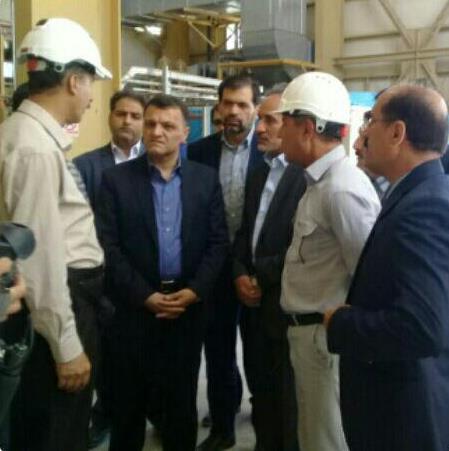 بازدید معاون وزیر نیرو از نیروگاه ۹۰۰ مگاواتی اسلام آبادغرب