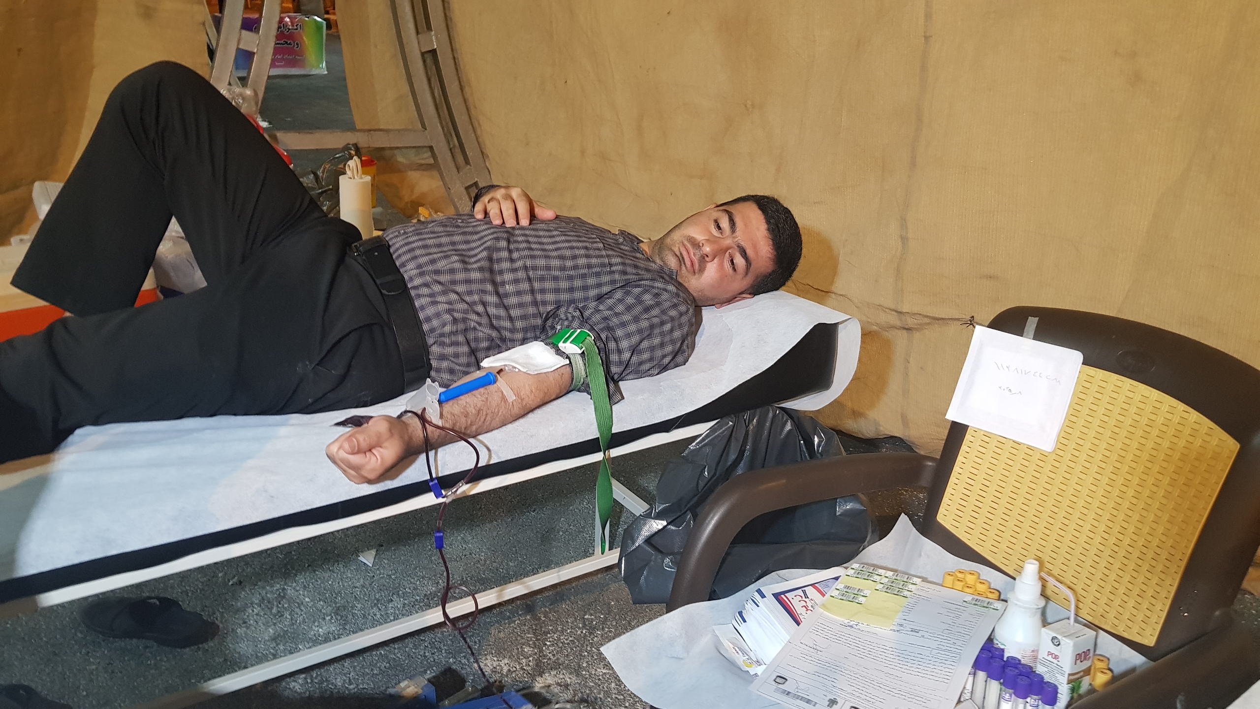 اهدای خون در شهرستان فسا