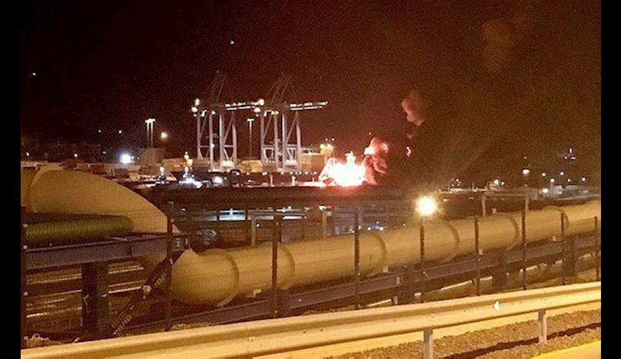 انفجار کشتی ايتاليايي در ترکیه