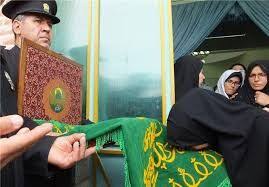 استقبال از کاروان زیر سایه خورشید در سبزوار