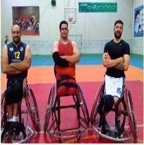 ورزشکاران استان مرکزی در اردوی تیم ملی بسکتبال با ولیچر ورزشکاران استان مرکزی در اردوی تیم ملی بسکتبال با ولیچر