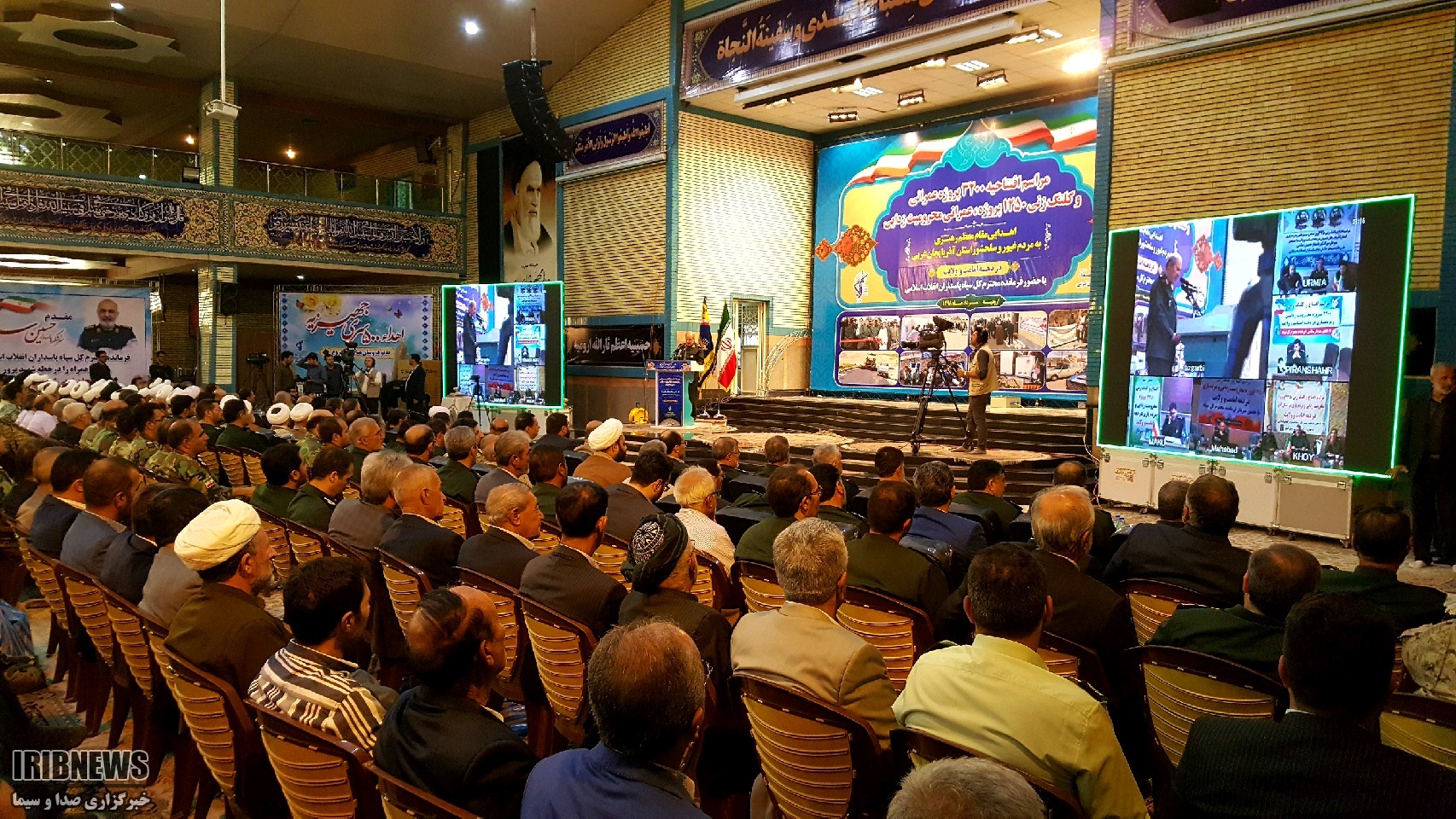 مراسم افتتاح از طرح های محرومیت زدایی سپاه