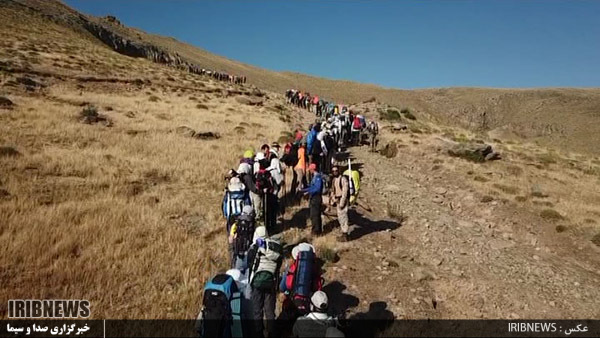 صعود تیم های کوهنوردی سپاه به قله سبلان