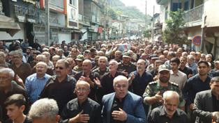 تشییع پیکر پاک و مطهر رزمنده دوران دفاع مقدس در سوادکوه تشییع پیکر پاک و مطهر رزمنده دوران دفاع مقدس در سوادکوه