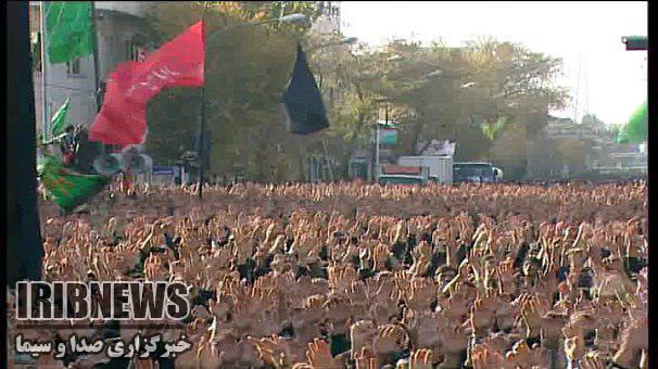 تا ساعاتی دیگر؛ در یوم العباس زنجان یکصدا طنین یاحسین ع تا ساعاتی دیگر؛ در یوم العباس زنجان یکصدا طنین یاحسین ع