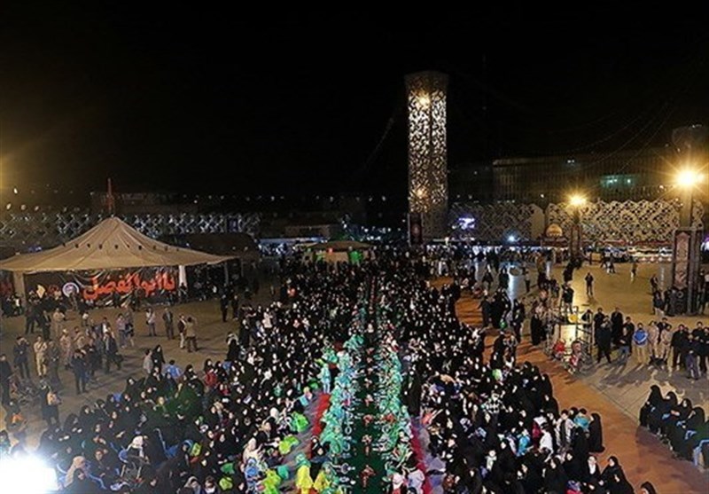 بزرگ‌ترین سفره نذری حضرت رقیه (س)