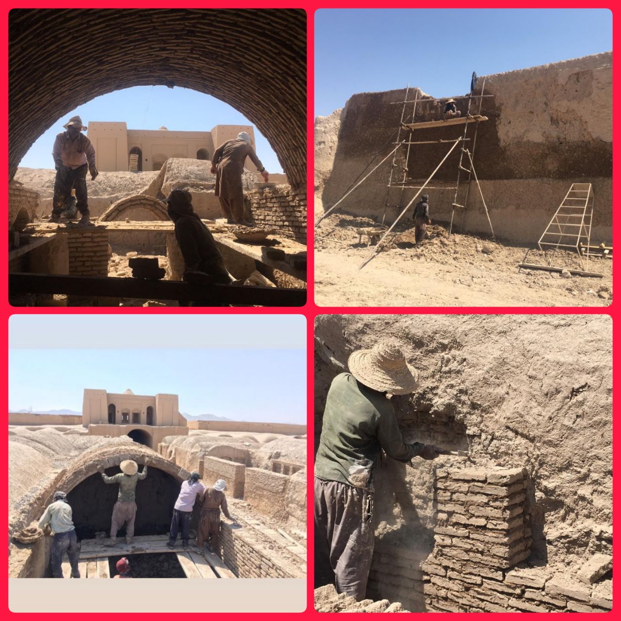 پایان مرمت وبهسازی فاز اضطراری قلعه ملکی هرات پایان مرمت وبهسازی فاز اضطراری قلعه ملکی هرات