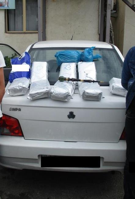 کشف یک محموله ترياك در رشت