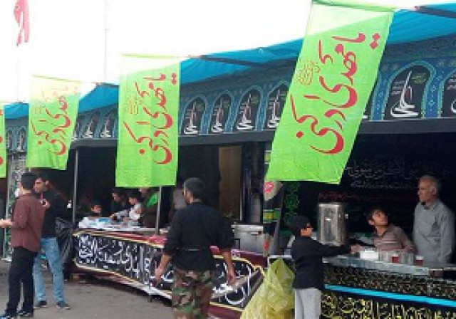 کمک تعاون گران به برپایی موکب های اربعین حسینی