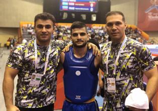 طلای جهان بر گردن ووشوکار مازندرانی