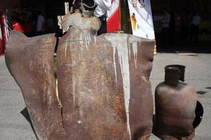 مصدوم شدن ده نفر بر اثر انفجار کپسول گاز