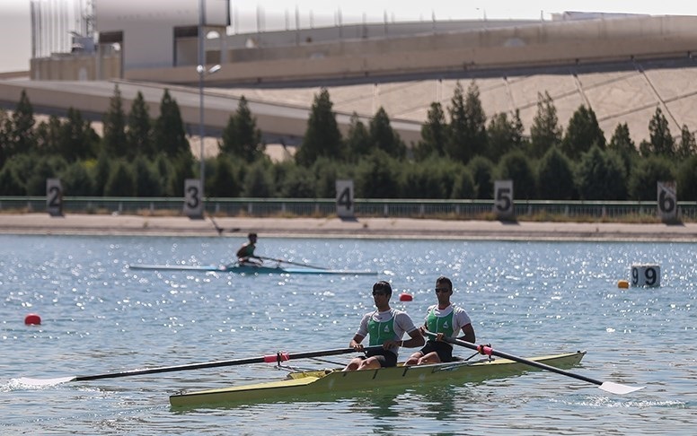 فینالیست شدن قایقران زنجانی در قهرمانی آسیا
