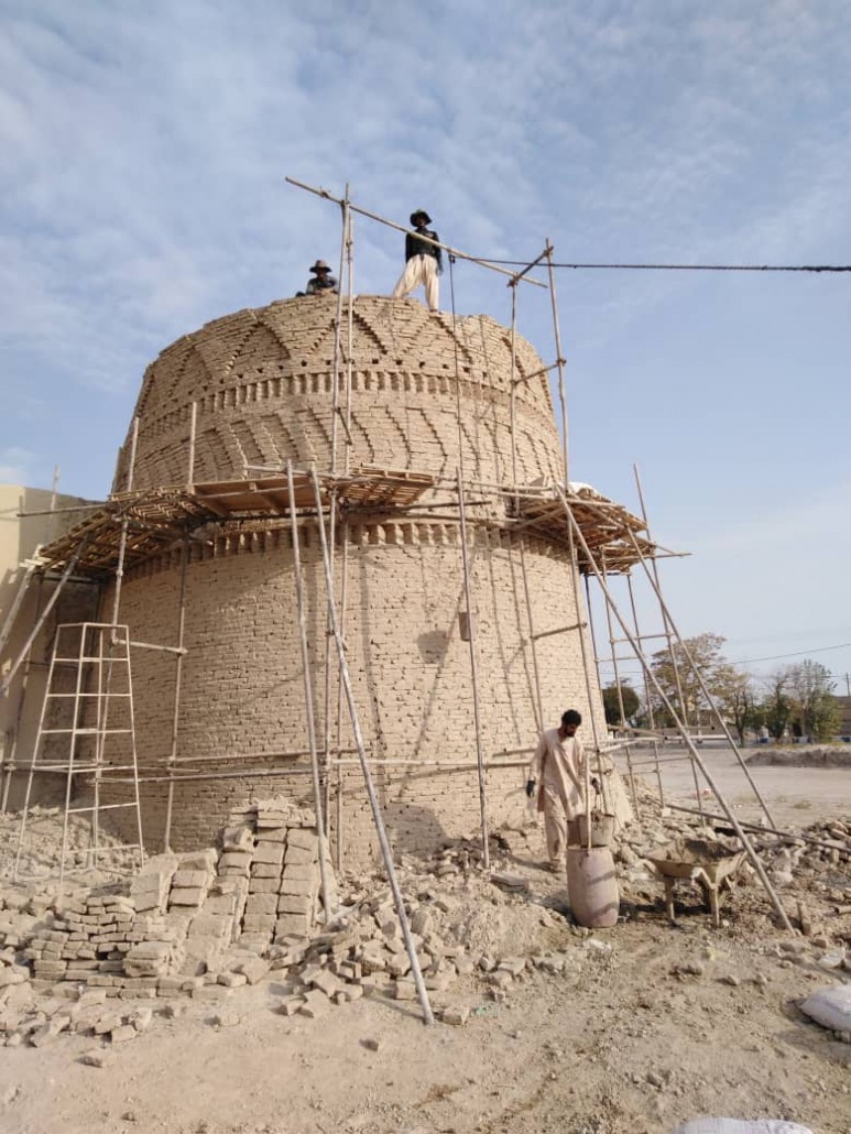 مرمت برج قلعه ملکی هرات