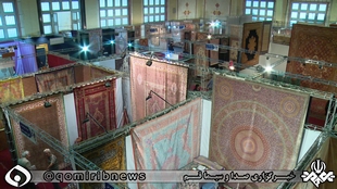شانزدهمین نمایشگاه فرش دستباف استان گشایش یافت