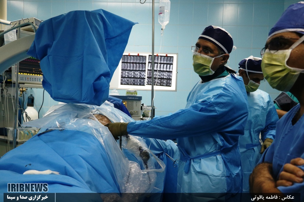 عمل جراحی ستون فقرات کشتی&zwnj;گیر تیم ملی