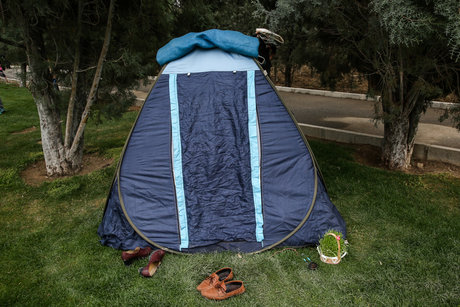 جمع‌آوری 13 چادر  مسافرتی در اصفهان