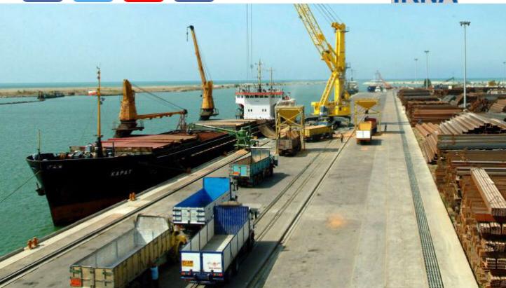 ورود کشتی ۶۵هزارتنی جو دامی به بندر شهید بهشتی چابهار