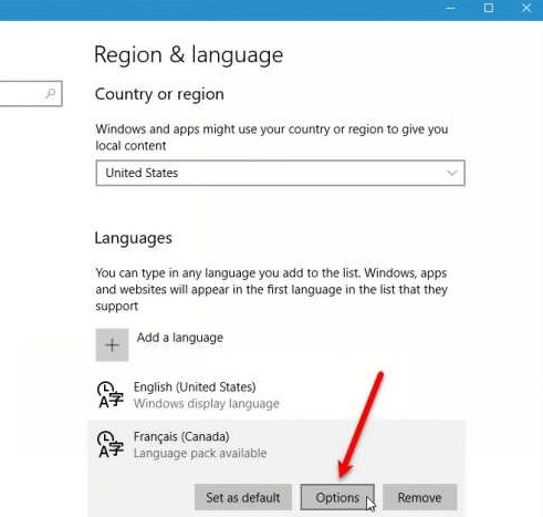 روش تغییر زبان ویندزو ۱۰ به فارسی