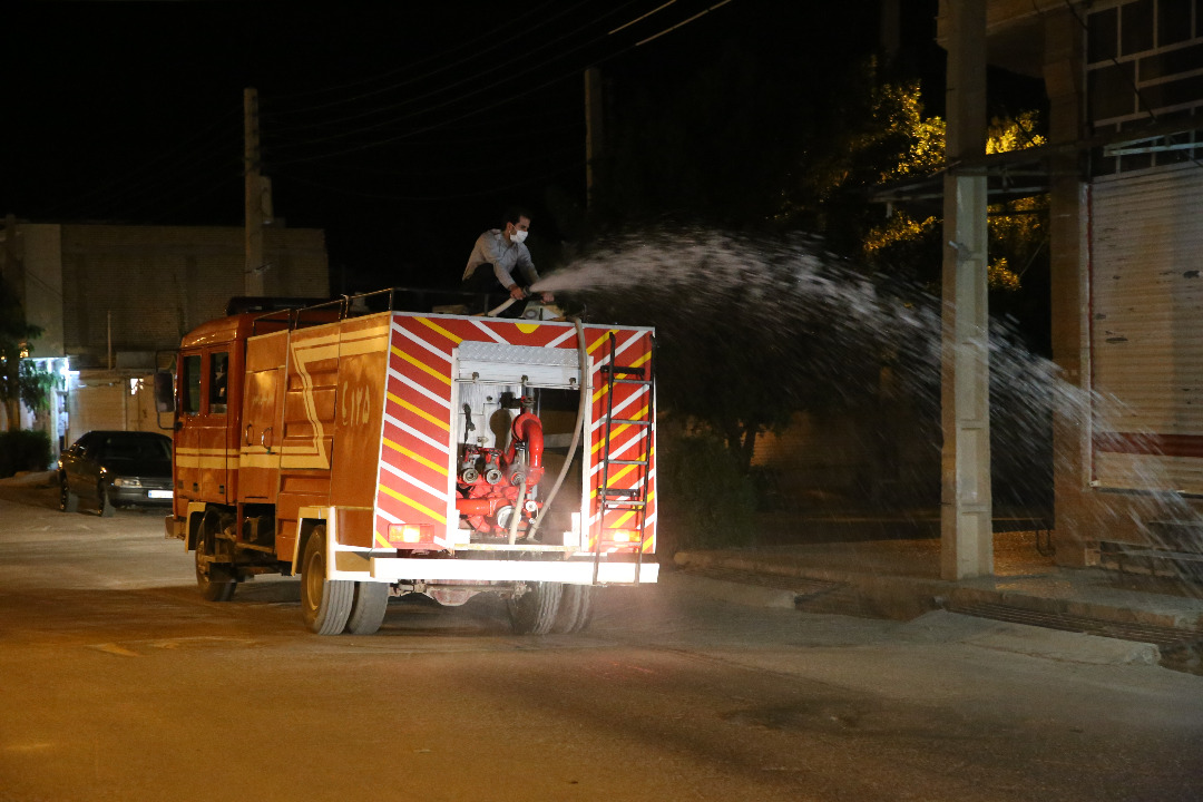 ضد عفونی کردن معابر شهری رامهرمز ضد عفونی کردن معابر شهری رامهرمز