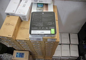 کشف ۱۲۰ دستگاه تلفن همراه قاچاق در پایانه مرزی پرویزخان کشف ۱۲۰ دستگاه تلفن همراه قاچاق در پایانه مرزی پرویزخان