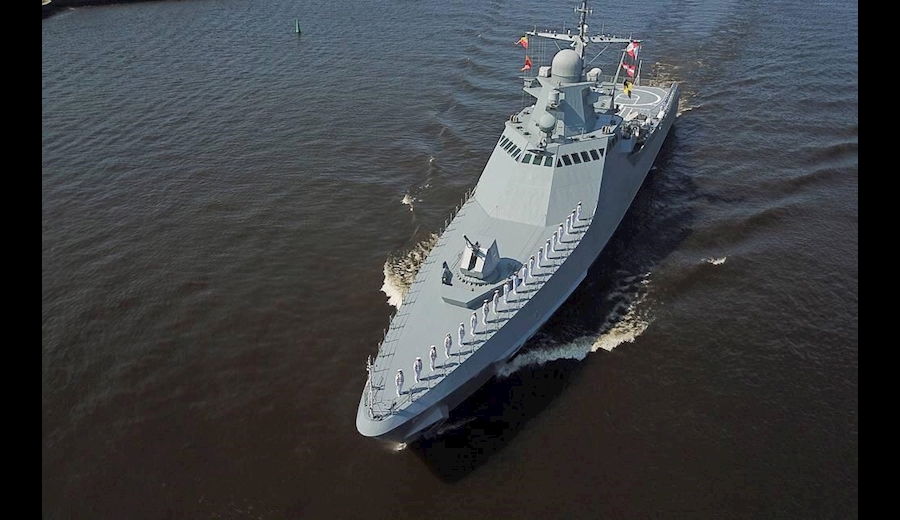 رونمایی از جدیدترین ناو‌های گشت ارتش روسیه