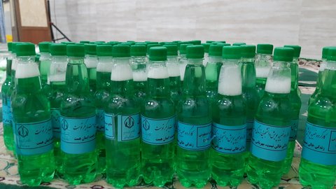 اقدامات پسندانه در شهرستانهای تربت حیدریه و تایباد در تولید و توزیع تجهیزان بهداشتی