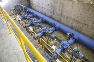 افتتاح خط  انتقال آب به 30 روستای غیزانیه