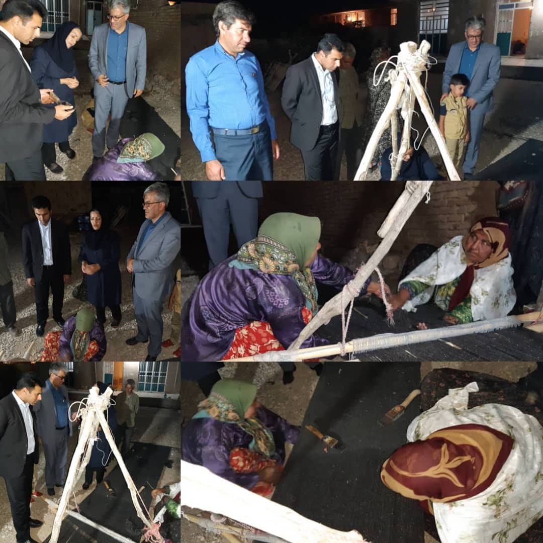 احیای فرهنگ سیاه چادر بافی عشایر