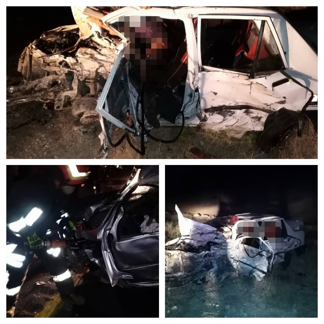 تصادف زنجیره&zwnj;ای در محور شیراز - خرامه